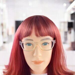 Warby Parker Webb 502 Transparent Matte Clear Frames Glasses